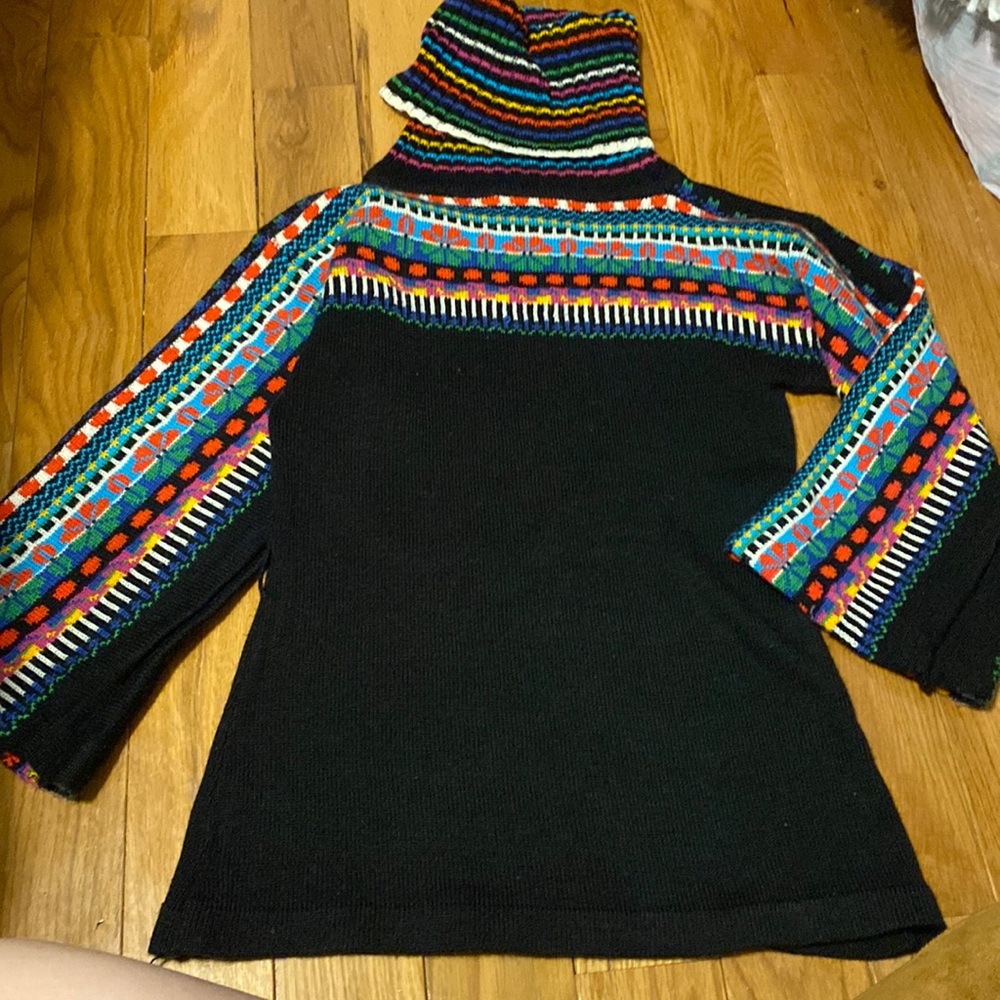 Vintage colorful turtle neck currants by jeri-Jo New York